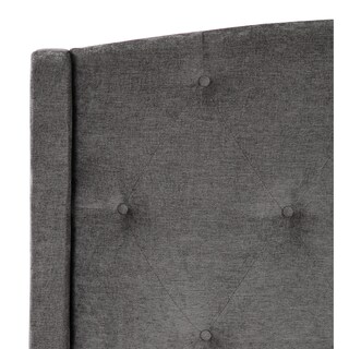 Foto 3 | Foto 3 | Cabecera Dicasa Zefyr Color Gris Oscuro Matrimonial