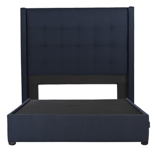 Foto 2 | Foto 2 | Cabecera Dicasa Titan + Base Cama Azul Marino King Size