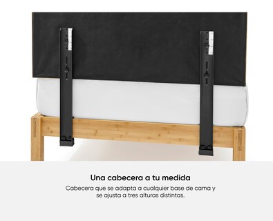 Foto 3 | Foto 3 | Cabecera Luuna King Size Madera de Bambú Respaldo Resistente Tapizada para Cama