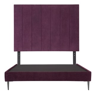 Foto 3 | Foto 3 | Cabecera Argos Dicasa Color Morado + Base Cama Slim Dicasa Color Morado King Size