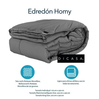 Foto 4 | Foto 4 | Cabecera Bilbao Dicasa Beige Claro+box Dicasa King Size+almohada 2pack+protector Cloud+sábanas Softy+edredón Homy