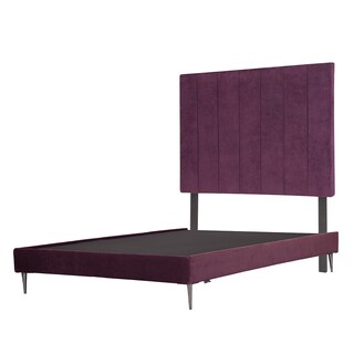 Foto 4 | Foto 4 | Cabecera Argos Dicasa Color Morado + Base Cama Slim Dicasa Color Morado Queen Size