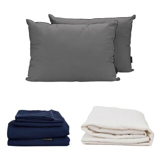 Foto 3 | Foto 3 | Cabecera Bilbao Dicasa Negro + Base Slim King Size + Almohada 2pack + Protector Cloud + Sábanas Softy + Edredón Homy