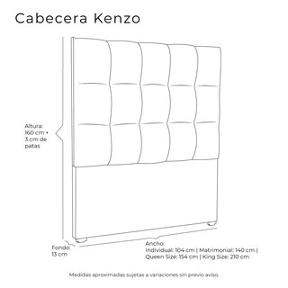 Foto 6 | Foto 6 | Cabecera Dicasa Kenzo Pink Queen Size