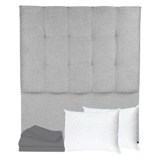 Foto 1 | Foto 1 | Cabecera Kenzo Plata King Size + Almohada Oso 2 + Sabanas Basic