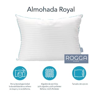 Foto 4 | Foto 4 | Cabecera Catania Beige Matrimonial + Almohada Royal Twin + Sabanas Royal