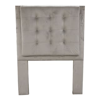 Foto 1 | Foto 1 | Cabecera Douglas Beige Terciopelo Queen
