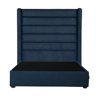 Foto 1 | Foto 1 | Cabecera Dicasa Polar Base Color Azul Matrimonial + Base Cama