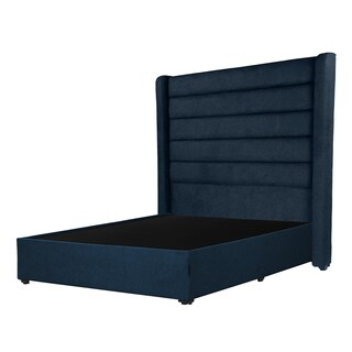 Foto 2 | Foto 2 | Cabecera Dicasa Polar Base Color Azul Matrimonial + Base Cama