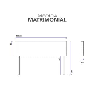 Foto 2 | Foto 3 | Cabecera Matrimonial Cuadro Grande Rosa 3 En 1 Moderna