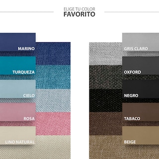 Foto 4 | Foto 6 | Cabecera King Size Raya Horizontal Azul 3 En 1 Moderna