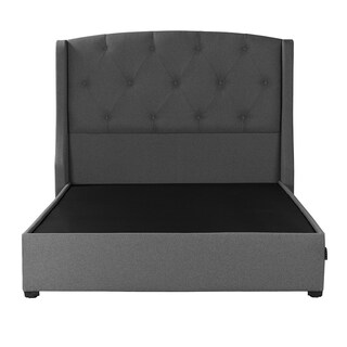 Foto 1 | Foto 1 | Cabecera Dicasa Zefyr Color Gris Individual + Base Cama Dicasa Color Gris Individual