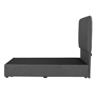 Foto 3 | Foto 3 | Cabecera Dicasa Split Color Gris Oscuro Queen Size + Base Cama Dicasa Color Gris Oscuro Queen Size