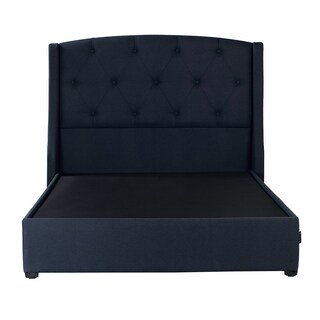 Foto 1 | Foto 1 | Cabecera Dicasa Zefyr Color Azul Matrimonial + Base Cama Dicasa Color Azul Matrimonial