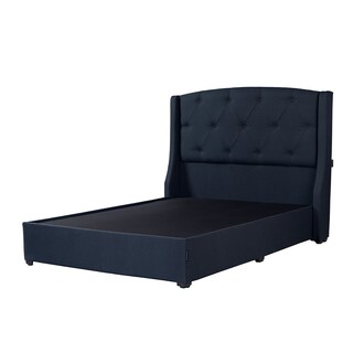 Foto 2 | Foto 2 | Cabecera Dicasa Zefyr Color Azul Matrimonial + Base Cama Dicasa Color Azul Matrimonial
