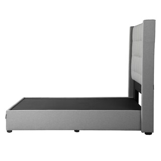 Foto 3 | Foto 3 | Cabecera Dicasa Titan Color Gris Queen Size + Base Cama Dicasa Color Gris Queen Size