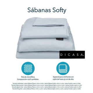 Foto 5 | Foto 5 | Cabecera Dicasa Milan Box Color Gris Carbon Individual+box+almohada 2pack+protector Cloud+sabanas Softy+edredon Homy