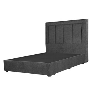 Foto 3 | Foto 3 | Cabecera Dicasa Davos Base Color Gris Carbon Queen Size + Base Cama