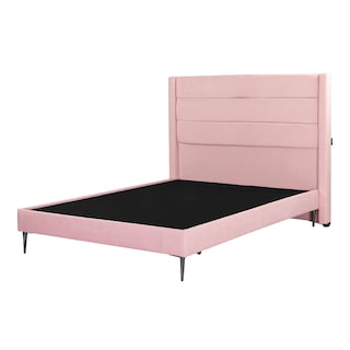 Foto 3 | Foto 3 | Cabecera Dicasa Lugo Slim Pink Matrimonial + Base Cama Slim
