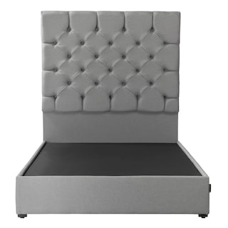 Foto 1 | Foto 1 | Cabecera Dicasa Capri Color Gris Matrimonial + Base Cama Dicasa Color Gris Matrimonial