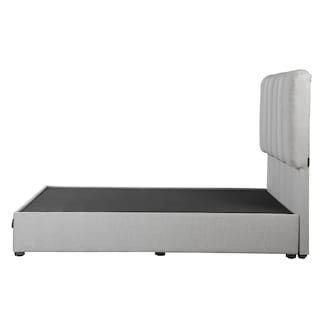 Foto 3 | Foto 3 | Cabecera Dicasa Kami Color Gris Queen Size + Base Cama Dicasa Color Gris Queen Size