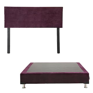 Foto 2 | Foto 2 | Cabecera Catania Morado King Size + Box