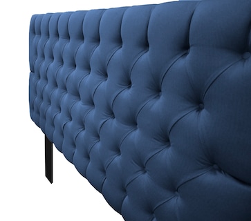 Foto 4 | Foto 4 | Cabecera El Bazar Store Capitonada Soho King Size Azul Marino