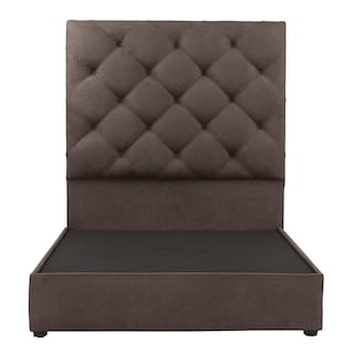 Foto 2 | Foto 2 | Cabecera Dicasa Ikki Color Chocolate Matrimonial + Base Cama