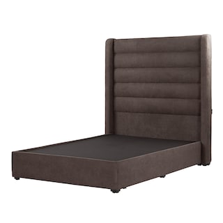 Foto 1 | Foto 1 | Cabecera Dicasa Polar Color Chocolate Matrimonial + Base Cama