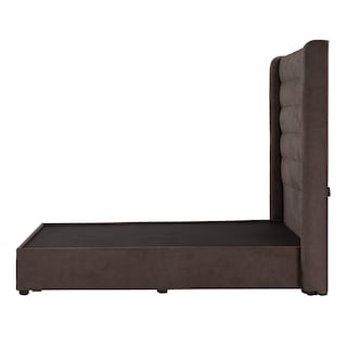 Foto 3 | Foto 3 | Cabecera Dicasa Polar Color Chocolate Matrimonial + Base Cama
