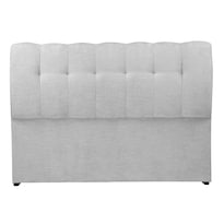 Cabecera Dicasa Nube Color Plata  Queen Size