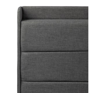 Foto 3 | Foto 3 | Cabecera Trinity Wing Color Gris Oscuro Queen Size