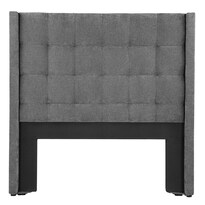 Cabecera Dicasa Titan Color Gris Oscuro King Size