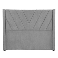 Cabecera Dicasa Aurora King Size Color Gris