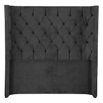 Cabecera Dicasa Tartuk Color Gris Carbón Individual