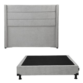 Foto 1 | Foto 1 | Cabecera Dicasa Lugo Color Gris Nickel Matrimonial + Box Dicasa