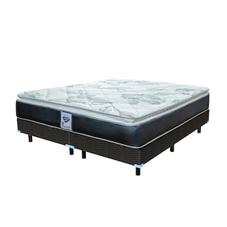 Foto 2 | Foto 2 | Colchón King Size + Box Spring Air Smith color Gris