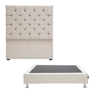 Foto 1 | Foto 1 | Cabecera Dicasa Capri Individual + Box Dicasa Dolum color Beige