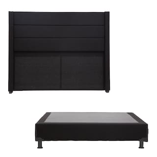 Foto 1 | Foto 1 | Cabecera Dicasa Lugo Queen Size + Box Black color Negro