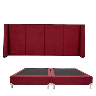 Foto 1 | Foto 1 | Cabecera con Box Dicasa King Size color Rojo