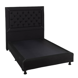 Foto 3 | Foto 3 | Cabecera Dicasa Mary + Box Dicasa Black Color Negro Individual
