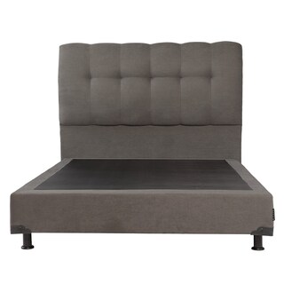 Foto 2 | Foto 2 | Cabecera Dicasa Nube Queen Size + Box Dicasa Bless color Gris Oscuro
