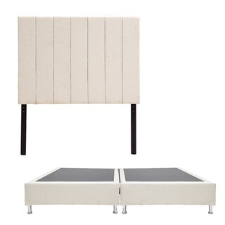 Foto 1 | Foto 1 | Cabecera Dicasa Argos + Box Dicasa Dolum color Beige Claro King Size
