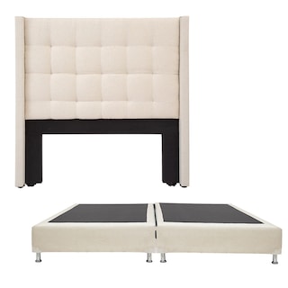 Foto 1 | Foto 1 | Cabecera Dicasa Titán color Beige King Size + Box Dolum King Size