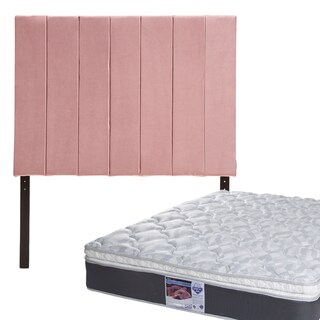 Foto 1 | Foto 1 | Cabecera Dicasa Argos Color Palo De Rosa + Colchón Spring Air Marte Queen Size