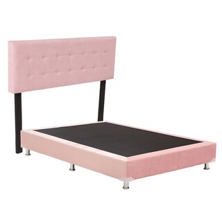 Foto 3 | Foto 3 | Cabecera Dicasa Bilbao color Rosa + Box Dicasa color Rosa King Size