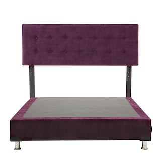 Foto 2 | Foto 2 | Cabecera Dicasa Bilbao color Morado + Box Dicasa Velvet color Morado King Size