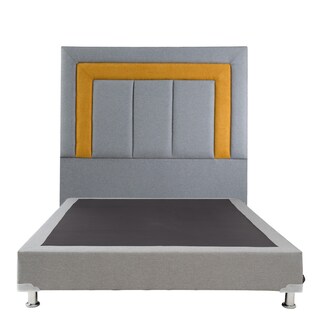 Foto 3 | Foto 3 | Cabecera Dicasa Bora color Gris + Box Dicasa King Size