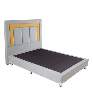 Foto 4 | Foto 4 | Cabecera Dicasa Bora color Gris + Box Dicasa King Size