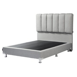 Foto 3 | Foto 3 | Cabecera Dicasa Kami color Gris + Box Dicasa Queen Size